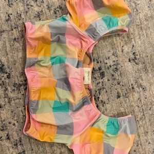 Vibrant off the shoulder bikini!!